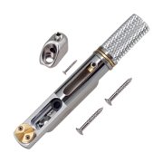 LeeQinersw Headless Guitar Bridge Split Tailpiece Practical Hardware Easy Assembly Supplies Silver