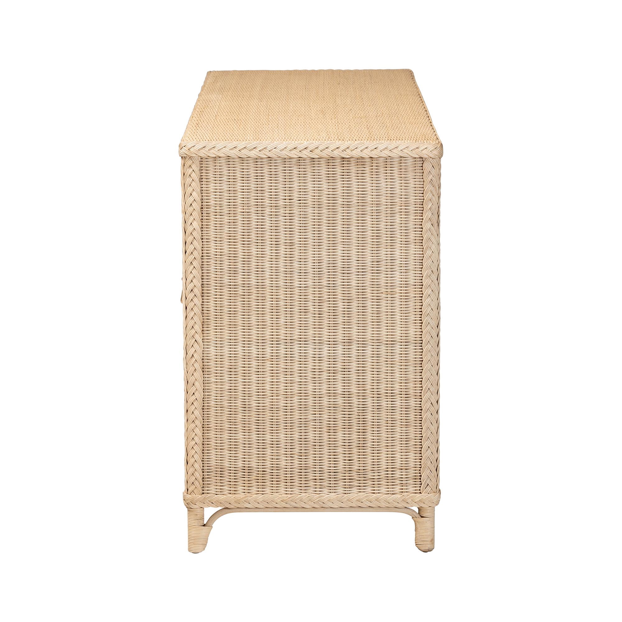 bali & pari Delilah Boho Sideboard, 4-Door, Natural