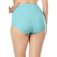 thumbnail image 3 of Comfort Choice Plus Size Full Coverage Stretch Cotton Brief 5 Pack, 3 of 6
