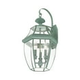 thumbnail image 4 of Livex Lighting Monterey 3 Light Outdoor Wall Lantern, 4 of 9