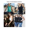thumbnail image 5 of Women's Camisole with Shelf Bra Tank Tops for Layering Stretch Casual Undershirts Wider Strap, 5 of 5