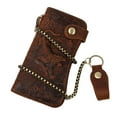 thumbnail image 4 of Cartera de cuero Sonducket Antirrobo Patrón de tigre, 4 of 6