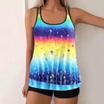 thumbnail image 1 of Haivin Women's Tankini Two-Piece Swimsuit Set, Printed with Wide Straps, for Beach and Pool, 1 of 5