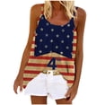 thumbnail image 1 of Birdeem Mode Femmes Été Col Rond Sans Manches Imprimé Décontracté Camisole Blouse, 1 of 5
