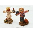 thumbnail image 3 of Department 56 Village Accessories Lighted Halloween Scarecrows 2 Set 53061, 3 of 8