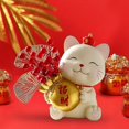 thumbnail image 3 of DOLITY Cat Figurine Collection Display Ornament Artwork Creative Animal Sculpture, 3 of 9
