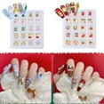 thumbnail image 2 of 20Pcs Christmas Nail Art Charm 3D Flatback Rhinestones Design Nail Decorations, 2 of 14