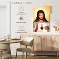 thumbnail image 5 of Elephant Stock Sacred Heart Of Jesus Wall Art - Vertical Canvas Wall Art - Living Room Wall Decor - Religion And Spirituality Canvas - Beige And Yellow Decor - 16" x 24", 5 of 8
