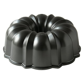 Miragee 7 inch Non-Stick Bundt Pan, Carbon Steel Kugehopf Mold, Easy to Use  and Release, Champagne Color