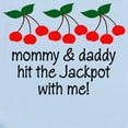 thumbnail image 2 of CafePress - Hit The Jackpot With Me! Baby/Toddler Bodysuit - Baby Light Bodysuit, Size Newborn - 24 Months, 2 of 4