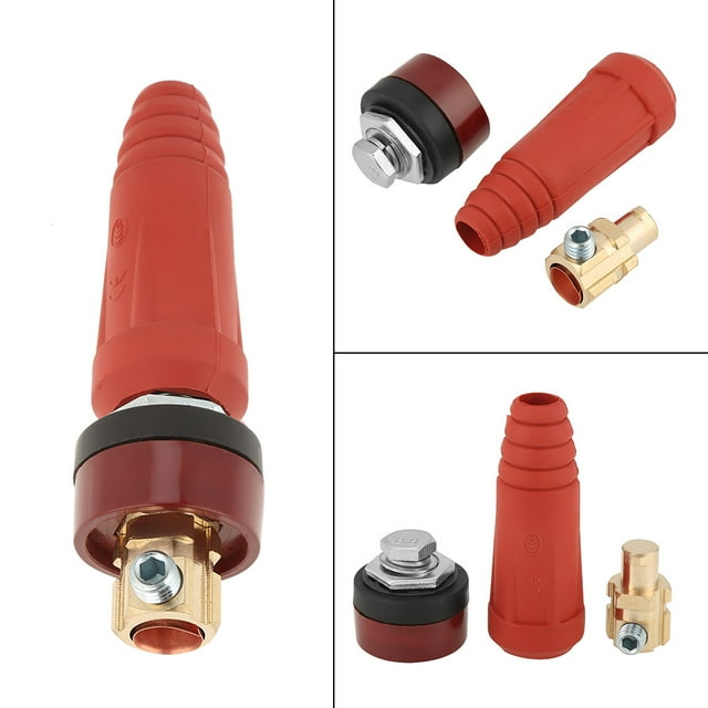 Welding Rapid Connector, DKJ35-50 Cable Connector DKJ35-50 Fast Connection 35-50sqmm Convenient Operation Simple Installation For Welding Machine
