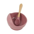 thumbnail image 1 of Special Bowl For Children To Learn To Eat Certificated Baby Silicone Bowl Dessert Feeding Plate Silicone Suction Bowl For Baby Tableware Set With Spoon…, 1 of 9