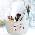 thumbnail image 4 of Cesta de almacenamiento,Cesta de almacenamiento decorativa tejida multiusos,Cesta de almacenamiento de cuerda de algodón Resistente al desgaste Lindo,Organizador Misceláneos Juguetes, 4 of 8