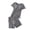 R94-Dark Gray, variant on RMGVDSD Womens Pajama Sets Short Sleeve Sleepwear with Built In Bra Crew Neck Tshirts and Shorts Set Solid Color Daily Casual Loungewear
