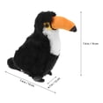 thumbnail image 3 of Tucán de peluche de dibujos animados, juguete de peluche con forma de tucán, sofá, muñeco de peluche, 3 of 7