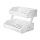 thumbnail image 4 of Cesta de frutas de bambú, soporte para cuencos de frutas, organizador de 2 niveles para guardar verduras, bocadillos, cesta de almacenamiento para el blanco, 4 of 9