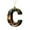 C, variant on KeirineCC 26pcs Xmas Mini Alphabet Christmas Clay Pendant Ornament,Christmas Letter Ornaments for Tree Decor,A to Z Letters Hanging Ornament for Wrap Wreath Decor,#Y