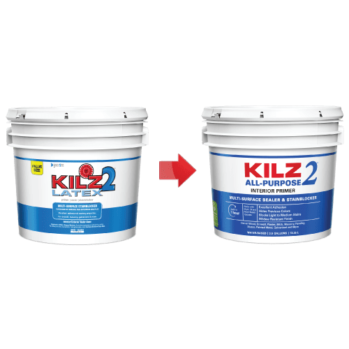 KILZ 2 AllPurpose Primer, Interior/Exterior, 5 Gallon