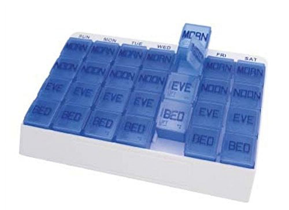 Large 7 Day Weekly Pill Organizer by carex apex