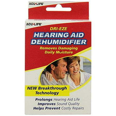 4 Pack - Acu-Life Dri-Eze Hearing Aid Dehumidifier 1 (Best Hearing Aid Dehumidifier)