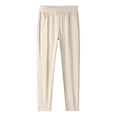thumbnail image 4 of Beeswan Pants for Women,Stretch Active Pants with Beeswan Quality, Ideal for Everyday Adventures and Workouts Beige 3XL, 4 of 4