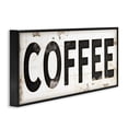 thumbnail image 3 of Stupell Industries COFFEE Typography Vintage Sign Graphic Art Black Framed Art Print Wall Art, 10x24, by Jennifer Pugh, 3 of 5