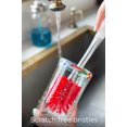 thumbnail image 3 of Bright Box Bottle & Glass Brush, 1ct – Poppy Red, Anti-Microbial & Scratch-Free, 3 of 5