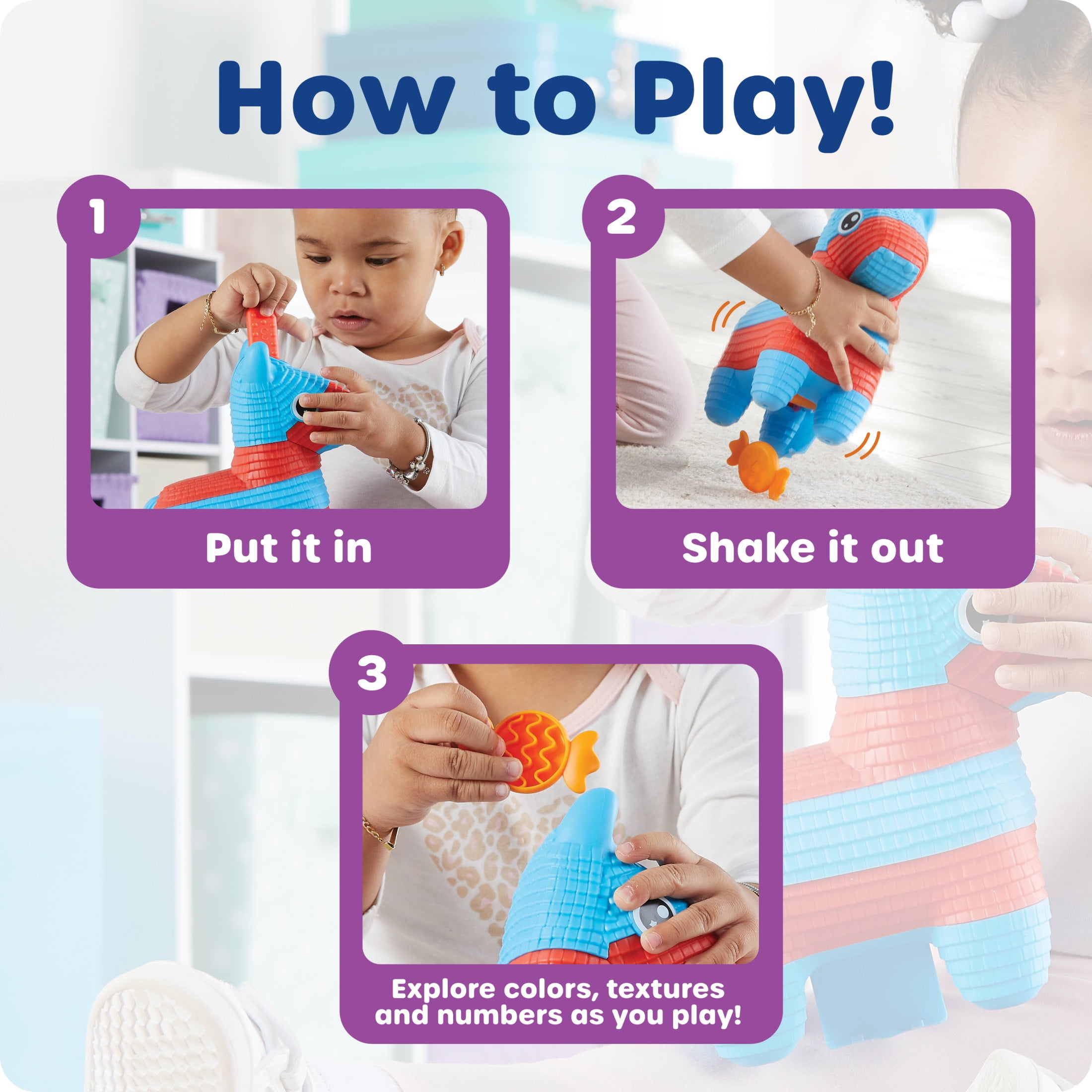 Learning Resources Pia the Fill & Spill Piñata  - Toddler Montessori, Ages 18 Months +
