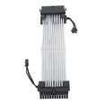 thumbnail image 1 of ARGB Extension Sleeved Cable, 41pcs Copper Wire ARGB Extension Power Supply Cable High Conductivity 24PIN  for Computer Case, 1 of 7