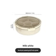 thumbnail image 3 of Multi Compartment Candy And Nut Storage Box With Clear Lid For Dust Proof Modern Design Plastic Fruit Snacks Platter, 3 of 8