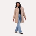 thumbnail image 4 of Juniors' madden girl Faux Fur Lined Quilted Shacket Color: Sand Size: X LARGE, 4 of 4