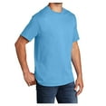 thumbnail image 4 of Mens Core Cotton Male T-Shirts Aquatic Blue XL, 4 of 5