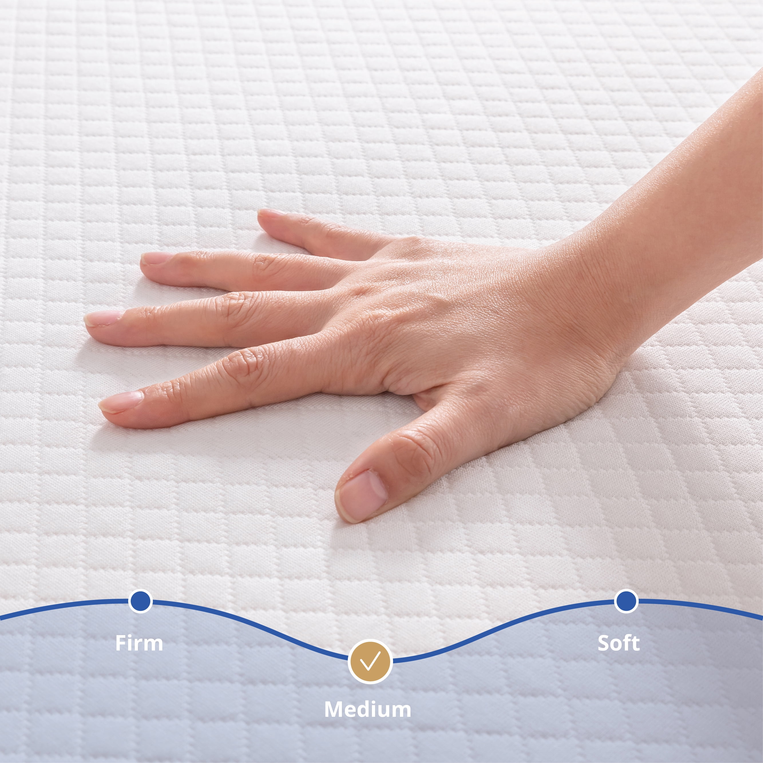 Arctus 8 inch Memory Foam Mattress, Full Size Mattress in a Box, Medium Firm