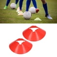 thumbnail image 3 of Conos para atrenamiento deportivo, 10pcs 8cm pe conos de disco de fútbol Marcador de Grande Disco de Atrenamiento Esquina conos de fútbol conos deportivos con boca de flor alta, 3 of 7
