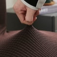 thumbnail image 4 of Moonsaad Stretch Textured Grid Armless Wing Back Chair Slipcover, Spandex Chair Protector Cover Seat Cover, Size: L, 4 of 8