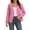 Watermelon Red, variant on KyCheLot Plus Size Blazers for Women Fall Solid Color Long Sleeve Jackets Casual Work Business Officewear