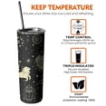 thumbnail image 7 of Leo Tumbler with Lid and Straw, Astrology Tumbler, Gothic Tumbler, Constellation Cup/Mug, Zodiac Gifts for Men Women, Constellation Gifts, 20oz Slim Tumblers with Lids and Straws, 7 of 7