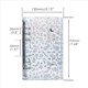 thumbnail image 4 of 5X Cubierta para Carpeta Económica A6, Carpeta de 6 Anillas de PVC Transparente, Protector de Carcasa Recargable para Cuaderno con Estrella Brillante y 2 Broches, 4 of 5