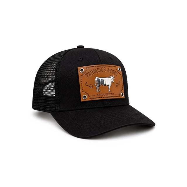 Knite Gorra Farmer Agro Prime Trucker Plata Ajustable Estilo Ranchero