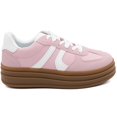 thumbnail image 1 of Tenis Sneakers de Plataforma Casual para Mujer Bata pink, 1 of 4