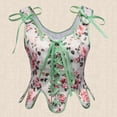 thumbnail image 1 of Bodysuit with Lace Bustier and Front Zip Corset for Evening Out - Everyday Shapewear Style Top, 1 of 5