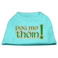 thumbnail image 1 of Pog Mo Thoin Screen Print Shirt Aqua Sm (10), 1 of 2