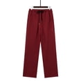 thumbnail image 2 of Cavosen Work Pants for Men Plus Size Wide Leg Pants with Pockets Elastic Waist Trousers Solid Lightweight Flowy Pants, 2 of 5