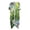 Tropical Leaves, variant on HELLHERO Casual Bathing Suit Cover Up for Vacation Polyester Loose Long Kimono Swimsuit Cover Up Floral Pattern Design