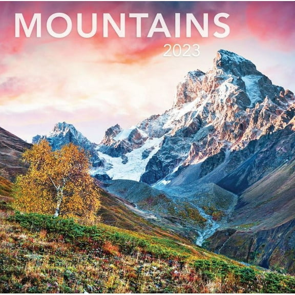 2023-12 Month Calendar- Mountains 12x12 Hanging Wall Calendar by DaySpring