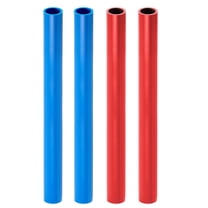 1/2" x 4 Ft PEX-B Tube Stick, Pack of 2 Red and 2 Blue Pex Tubing for Potable Water Lines