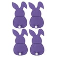 thumbnail image 3 of CoreLiving Felt Easter Bunny Cutlery Holder Decorative Utensil Sleeve for Flatware Knife and Fork Cover Bag for Spring Party Table Decorations, 4 Count, 3 of 9
