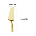 thumbnail image 3 of EUDIDV Cake Cutter Slicer Pie Spatula Stainless Steel Cake Spatula Triangular Pizza Spatula Cheese Spatula Baking Cake Cutting Birthday Cake Utensils Spatula Pie Server, 3 of 4