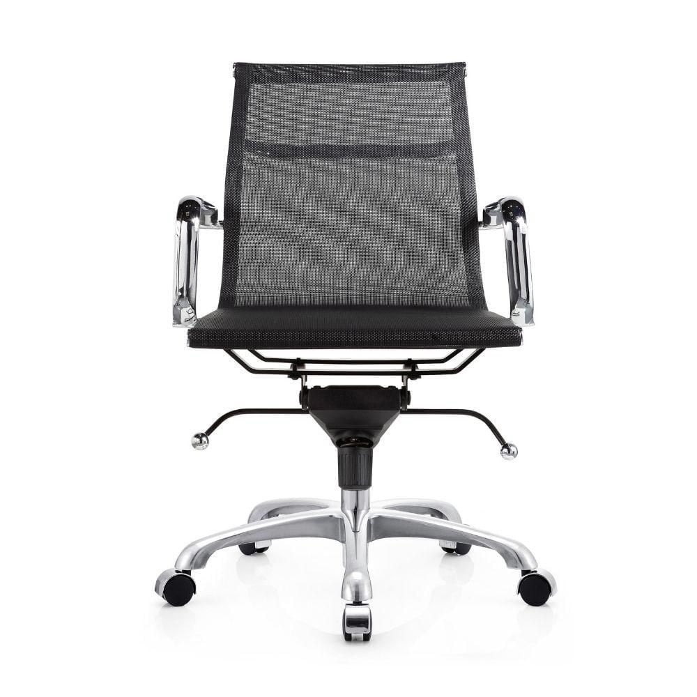 Miya Executive Mesh  Office Chair, Mid-Back Executive Swivel Mesh Office Desk Chair, Upholstery, Lumbar Support, Modern Style