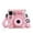 Pink, variant on Transparent Storage Case For Instax Mini SE Camera Carrying Bag Protective Shell Crystal Case With Strap&Sticker Set